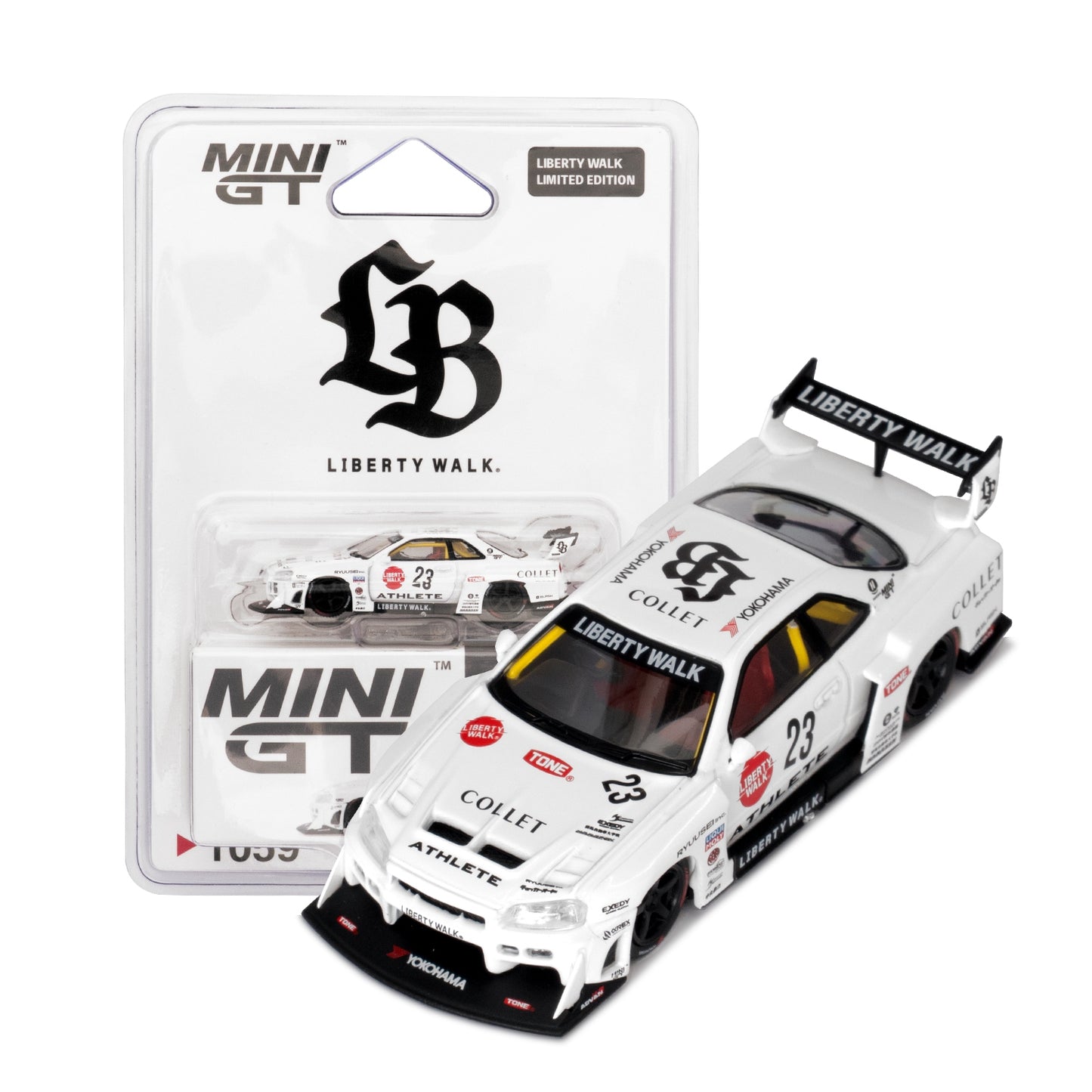 LB-Japan Exclusive MINI GT 1/64  Nissan LB-ER34 Super Silhouette