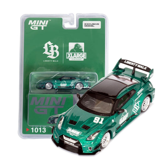 LIBERTY WALK×XLARGE MINIGT 1/64 Nissan LB-Silhouette WORKS GTR XLARGE Green