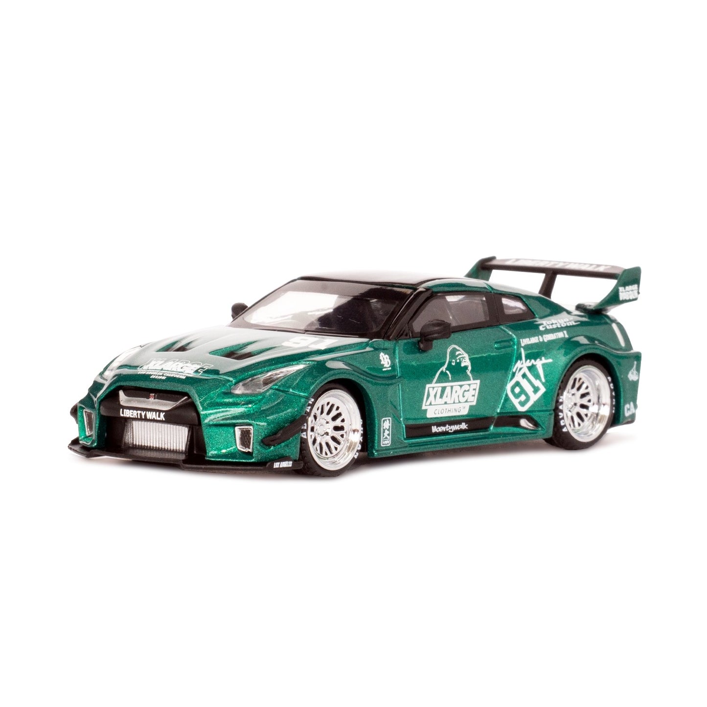 LIBERTY WALK×XLARGE MINIGT 1/64 Nissan LB-Silhouette WORKS GTR XLARGE Green