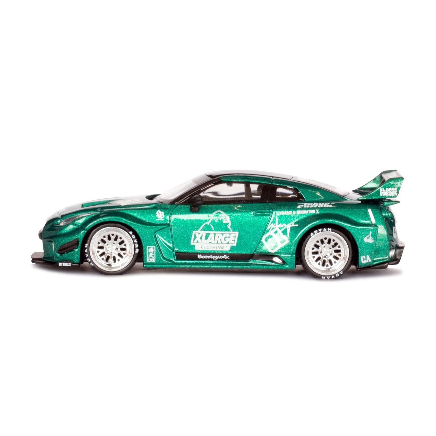 LIBERTY WALK×XLARGE MINIGT 1/64 Nissan LB-Silhouette WORKS GTR XLARGE Green