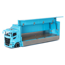 Load image into Gallery viewer, GCD 1/64 Mitsubishi FUSO Car Carrier LBWK Baby Blue