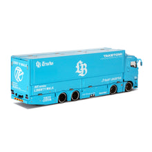 Load image into Gallery viewer, GCD 1/64 Mitsubishi FUSO Car Carrier LBWK Baby Blue