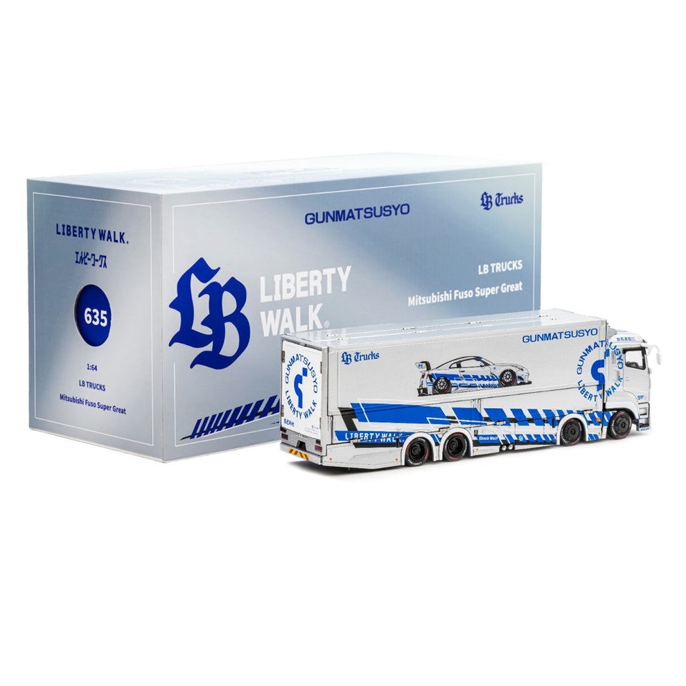 GCD 1:64 Mitsubishi Fuso Super Great Transport LBWK TAS 2026 – DiecastTalk
