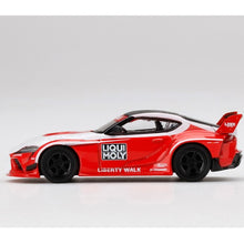 Load image into Gallery viewer, Mini GT 1:64 LB Works LBWK Toyota GR Supra Liqui Moly Red White