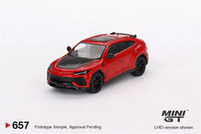 Load image into Gallery viewer, (Preorder) Mini GT 1:64 Lamborghini Urus Performante – Rosso Mars – MiJo Exclusives