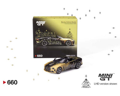 Mini GT 1:64 Bentley Mulliner Bacalar 2023 Christmas Limited Edition 9999 pieces