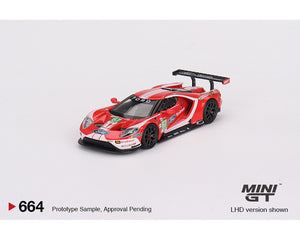 (Preorder) Mini GT 1:64 Ford GT LMGTE PRO 2019 24 Hrs of Le Mans Ford Chip Ganassi Team 4 Cars Set Limited Edition 3000 Set