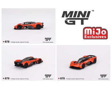 (Preorder) Mini GT 1:64 Aston Martin Valkyrie – Maximum Orange- MiJo Exclusives