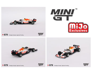 (Preorder) Mini GT 1:64 Red Bull RB16B #11 Sergio Pérez 2021 Turkish Grand Prix 3rd Place- MiJo Exclusives