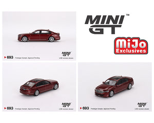 (Preorder) Mini GT 1:64 BMW Alpina B7 xDrive – Aventurin m Red – MiJo Exclusives
