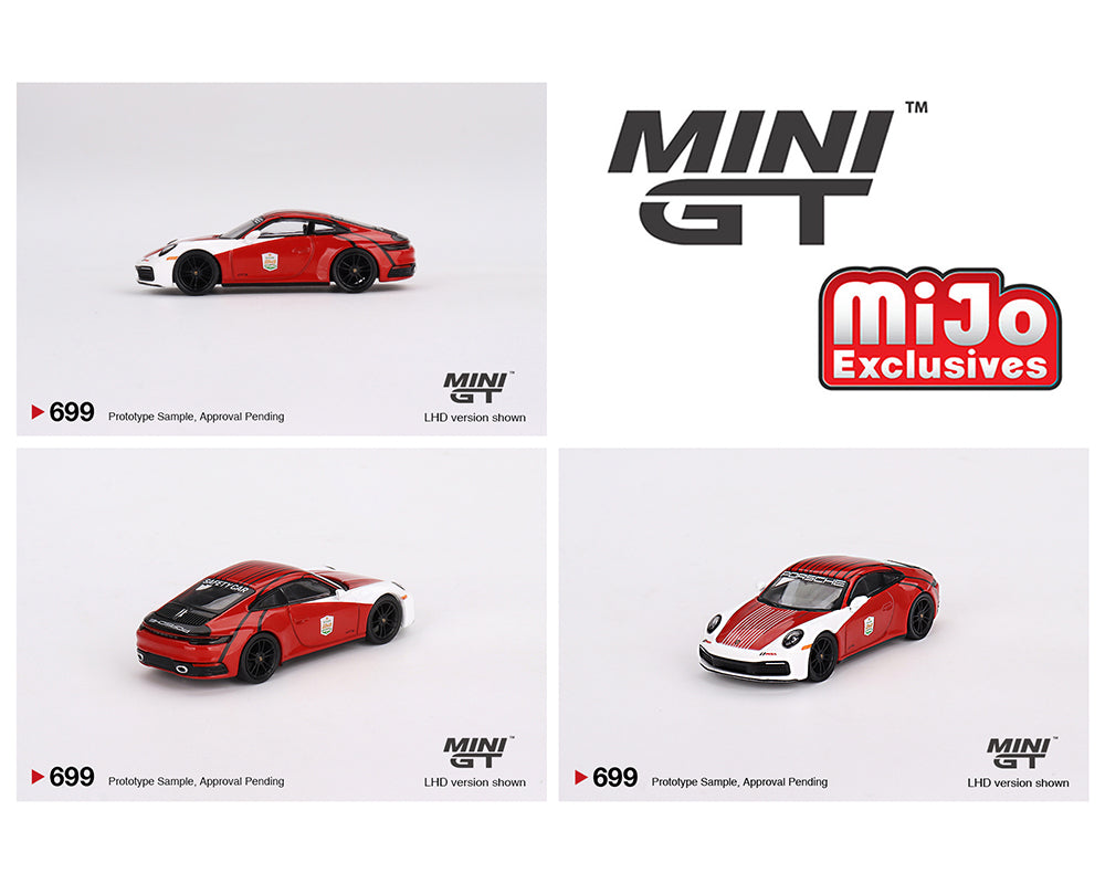 (Preorder) Mini GT 1:64 Porsche 911 (992) Carrera S Safety Car 2023 IMSA Daytona 24Hr. – MiJo Exclusives