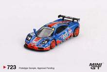 Load image into Gallery viewer, Mini GT 1:64 McLaren F1 GTR #33 1996 Le Mans 24Hr GULF – Blue – MiJo Exclusives