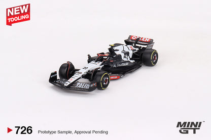 Mini GT 1:64 AlphaTauri AT04 #22 Yuki Tsunoda 2023 F1 2023 Australian GP- MiJo Exclusives