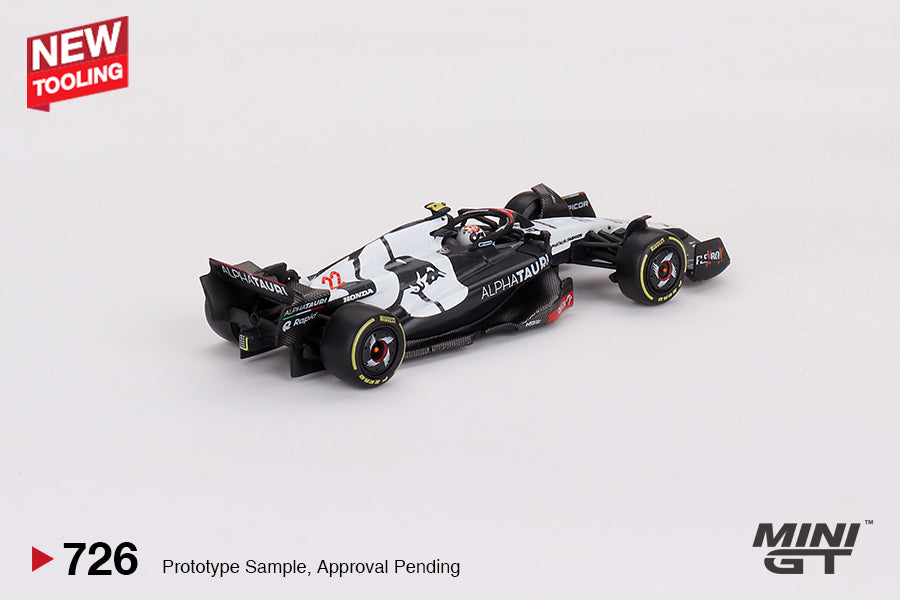 Mini GT 1:64 AlphaTauri AT04 #22 Yuki Tsunoda 2023 F1 2023 Australian GP- MiJo Exclusives