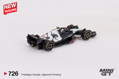 Mini GT 1:64 AlphaTauri AT04 #22 Yuki Tsunoda 2023 F1 2023 Australian GP- MiJo Exclusives