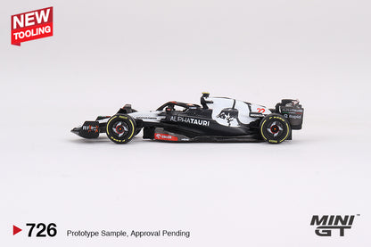 Mini GT 1:64 AlphaTauri AT04 #22 Yuki Tsunoda 2023 F1 2023 Australian GP- MiJo Exclusives