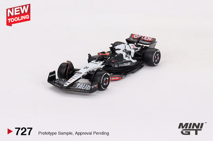 Mini GT 1:64 AlphaTauri AT04 #21 Nyck de Vries 2023 F1 2023 Australian GP- MiJo Exclusives