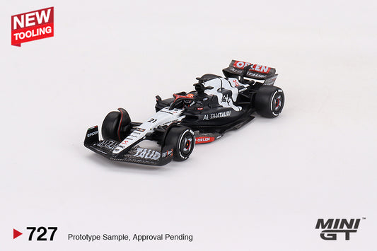 Mini GT 1:64 AlphaTauri AT04 #21 Nyck de Vries 2023 F1 2023 Australian GP- MiJo Exclusives