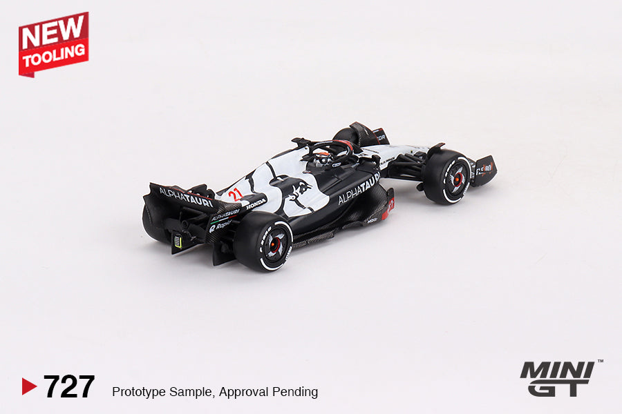 Mini GT 1:64 AlphaTauri AT04 #21 Nyck de Vries 2023 F1 2023 Australian GP- MiJo Exclusives