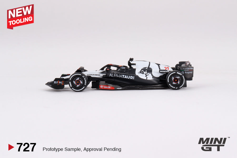 Mini GT 1:64 AlphaTauri AT04 #21 Nyck de Vries 2023 F1 2023 Australian GP- MiJo Exclusives