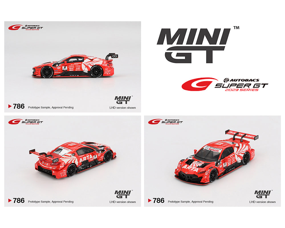 Mini GT 1:64 Japan Exclusive Honda NSX-GT “Type S” GT500 #64 “Modulo NSX-GT” Modulo Nakajima Racing 2023 SUPER GT Series