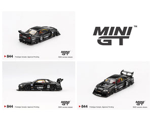 (Preorder) Mini GT 1:64 Nissan LB-ER34 Super Silhouette SKYLINE – Black