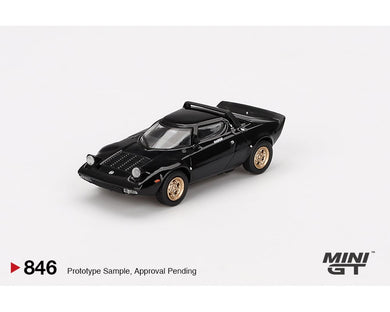 (Preorder) Mini GT 1:64 Lancia Stratos HF Stradale – Nero- Limited Edition