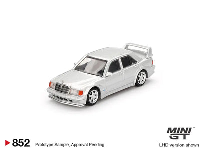 (Preorder) Mini GT 1:64 Mercedes-Benz 190E 2.5-16 Evolution II – Astral Silver