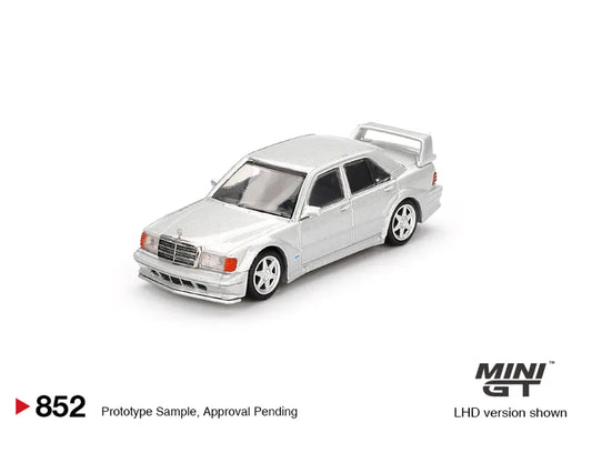 (Preorder) Mini GT 1:64 Mercedes-Benz 190E 2.5-16 Evolution II – Astral Silver