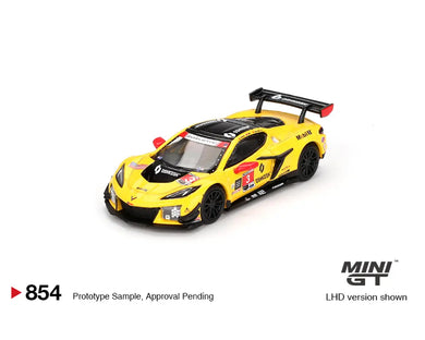 (Preorder) Mini GT 1:64 Chevrolet Corvette Z06 GT3.R #3 Corvette Racing by Pratt Miller Motorsports 2024 IMSA Daytona 24 Hrs