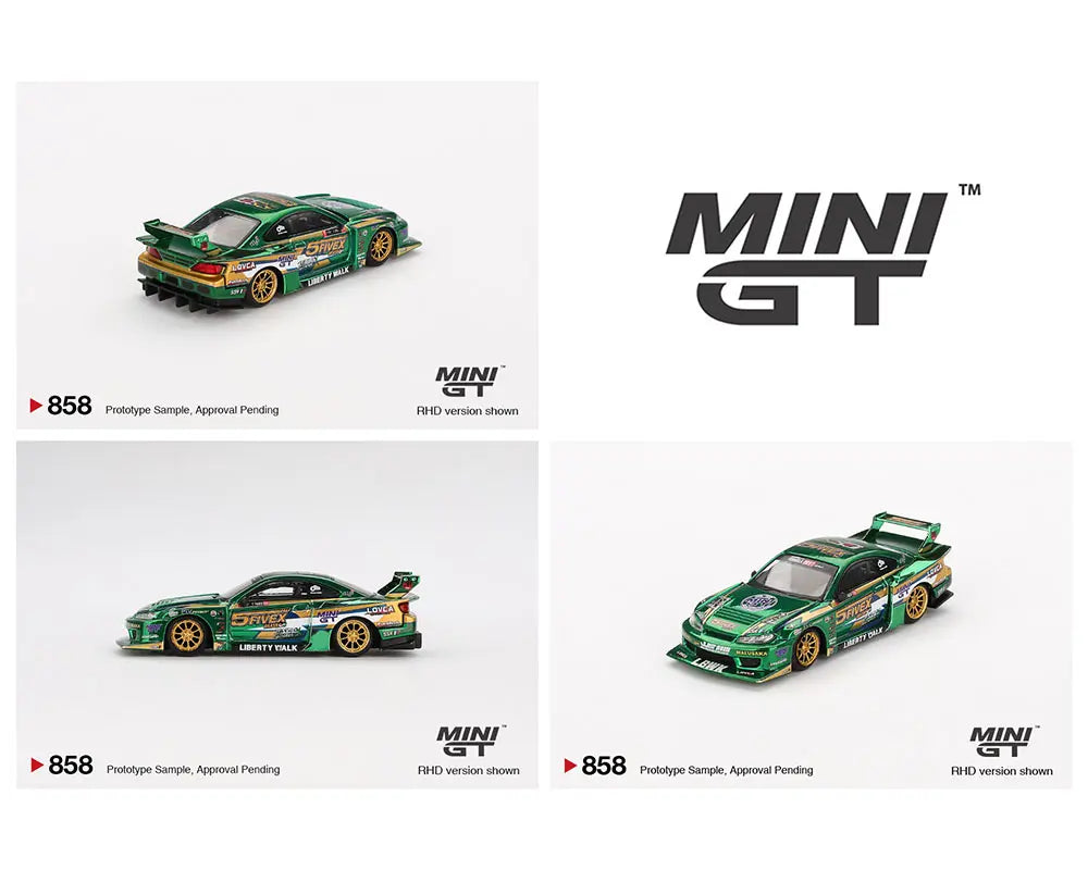Mini GT 1:64 Nissan LB-Super Silhouette S15 SILVIA LBWK 2024 Fausto Racing