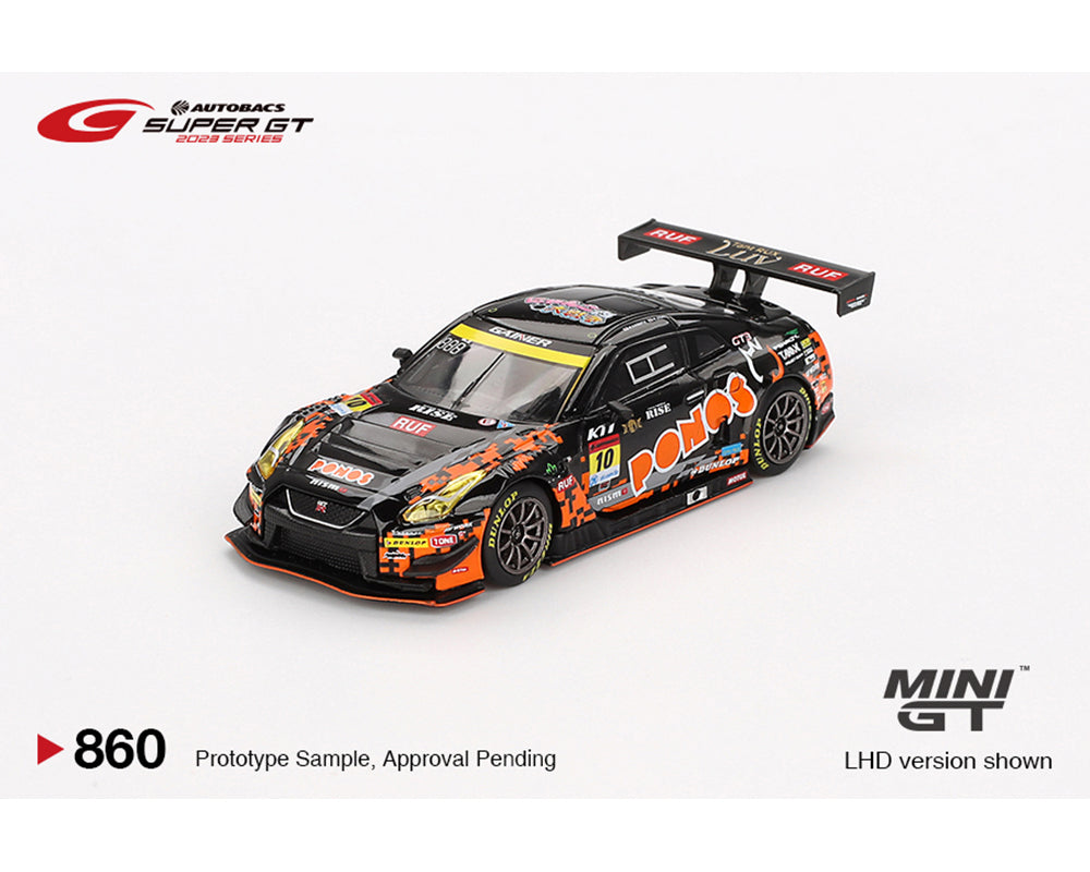 Mini GT 1:64 Japan Exclusive Nissan GT-R NISMO GT3 #10 “PONOS GAINER GT-R” GAINER 2023 SUPER GT SERIES