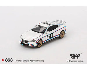 (Preorder) Mini GT 1:64 BMW 3.0 CSL – White