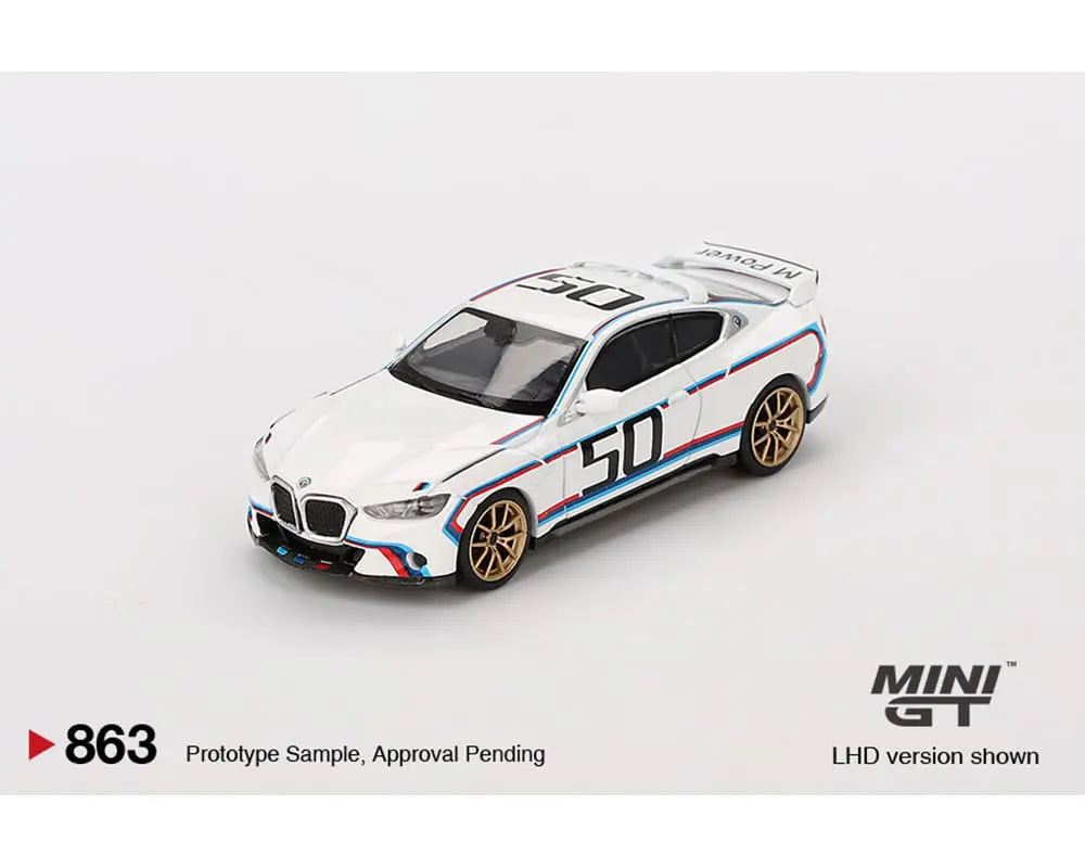 (Preorder) Mini GT 1:64 BMW 3.0 CSL – White