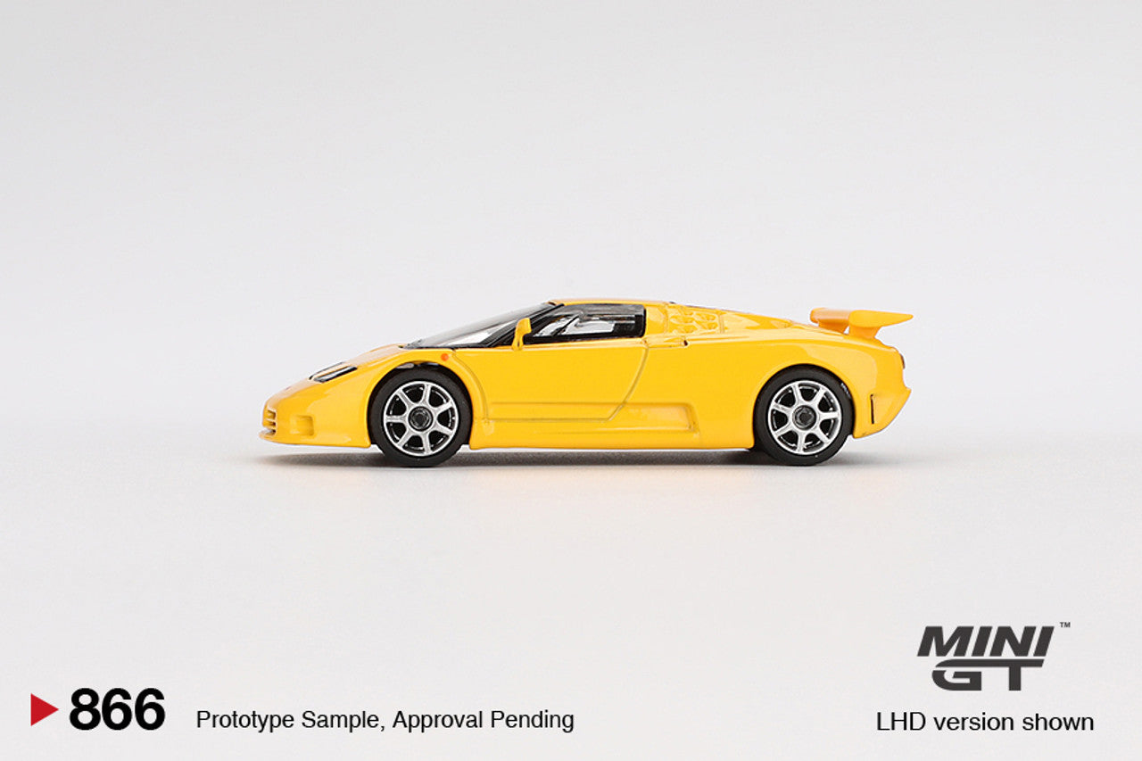Mini GT 1:64 Bugatti EB110 Super Sport Giallo