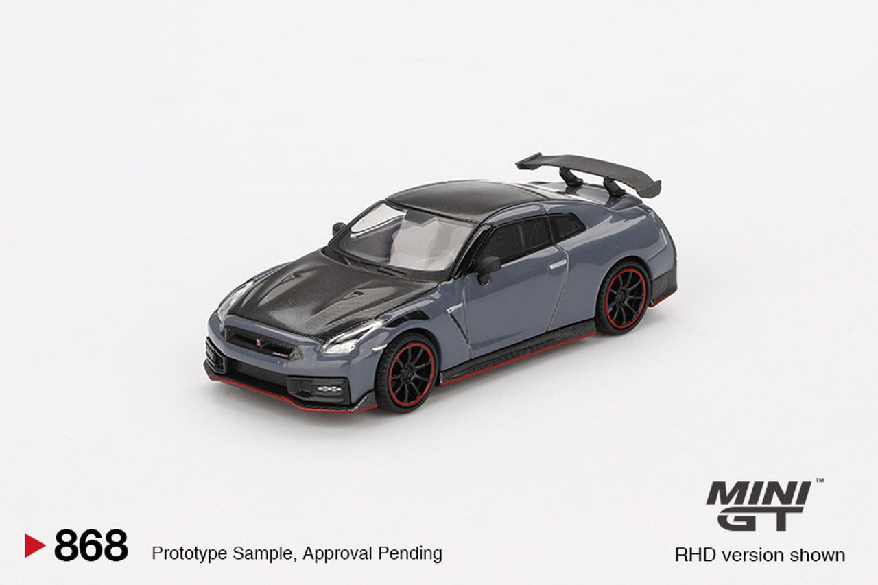 Mini GT 1:64 Nissan GT-R Nismo 2024 NISMO Stealth Gray