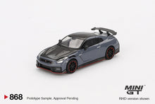 Load image into Gallery viewer, (Pre Order) Mini GT 1:64 Nissan GT-R Nismo 2024 NISMO Stealth Gray