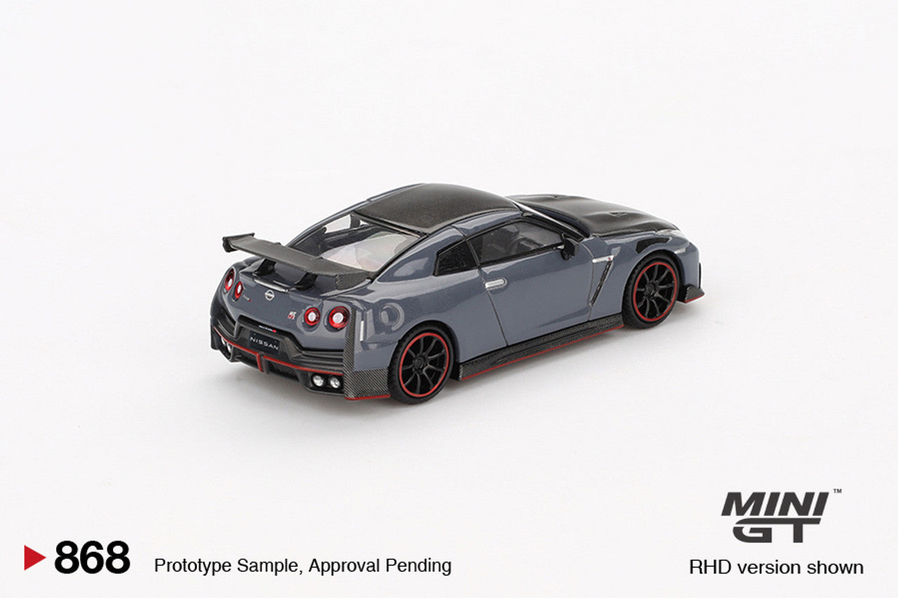 Mini GT 1:64 Nissan GT-R Nismo 2024 NISMO Stealth Gray – DiecastTalk