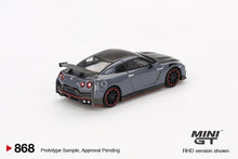 Load image into Gallery viewer, (Pre Order) Mini GT 1:64 Nissan GT-R Nismo 2024 NISMO Stealth Gray