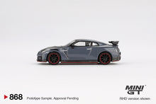 Load image into Gallery viewer, (Pre Order) Mini GT 1:64 Nissan GT-R Nismo 2024 NISMO Stealth Gray