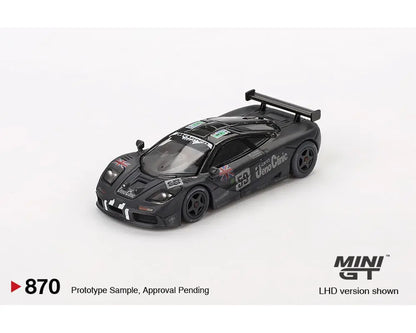 Mini GT 1:64 McLaren F1 GTR #59 1995 Le Mans 24Hr Winner – Post-Race Weathered Matte Black