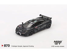 Load image into Gallery viewer, (Preorder) Mini GT 1:64 McLaren F1 GTR #59 1995 Le Mans 24Hr Winner – Post-Race Weathered Matte Black