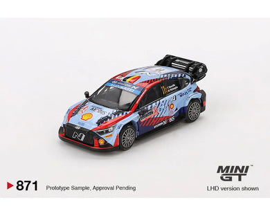 (Preorder) Mini GT 1:64 Hyundai i20 N Rally1 Hybrid #112024 Rallye Monte-Carlo Winner