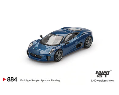 (Preorder) Mini GT 1:64 Jaguar C-X75 – Blue