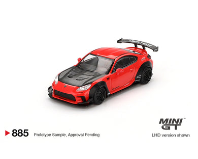 (Preorder) Mini GT 1:64 Toyota GR86 LB★Nation – Red