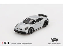 Load image into Gallery viewer, (Preorder) Mini GT 1:64 Porsche 911 Dakar – Ice Gray Metallic