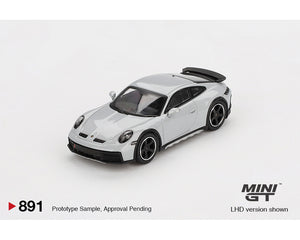 (Preorder) Mini GT 1:64 Porsche 911 Dakar – Ice Gray Metallic