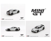 Load image into Gallery viewer, (Preorder) Mini GT 1:64 Porsche 911 Dakar – Ice Gray Metallic