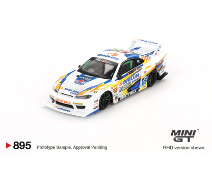 Mini GT 1:64 Nissan LB-Super Silhouette S15 SILVIA #555 2023 Formula Drift Japan