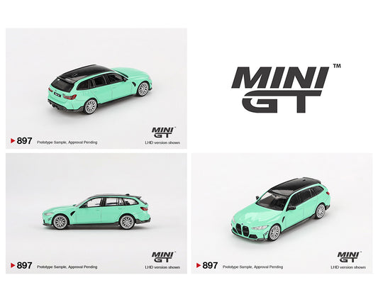 Mini GT 1:64 BMW M3 M Performance Touring – Mint Green